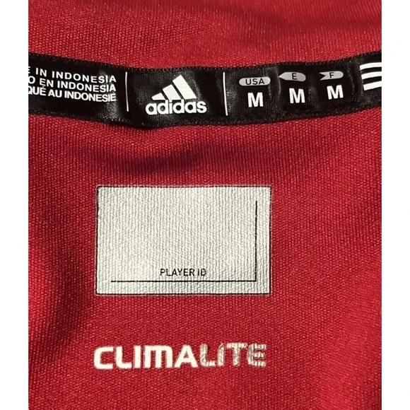 Indiana Hoosiers Adidas Full Zip Red/White Soft Shell Jacket, Size Medium - Picture 4 of 9